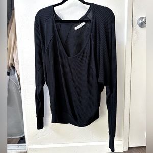 Black Free people sweater/shirt size S
